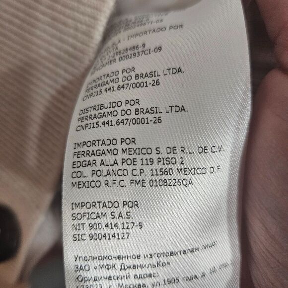 Salvatore Ferragamo Cashmere Cotton XO Cable Knit Stitch Cardigan Mens M Ivory - Picture 12 of 14